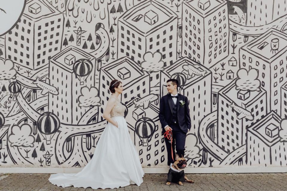 Fotografo matrimonio a Fondi - urban wedding inspiration - memorie urbane street art festival - fotografo matrimonio lazio - matrimonio in città